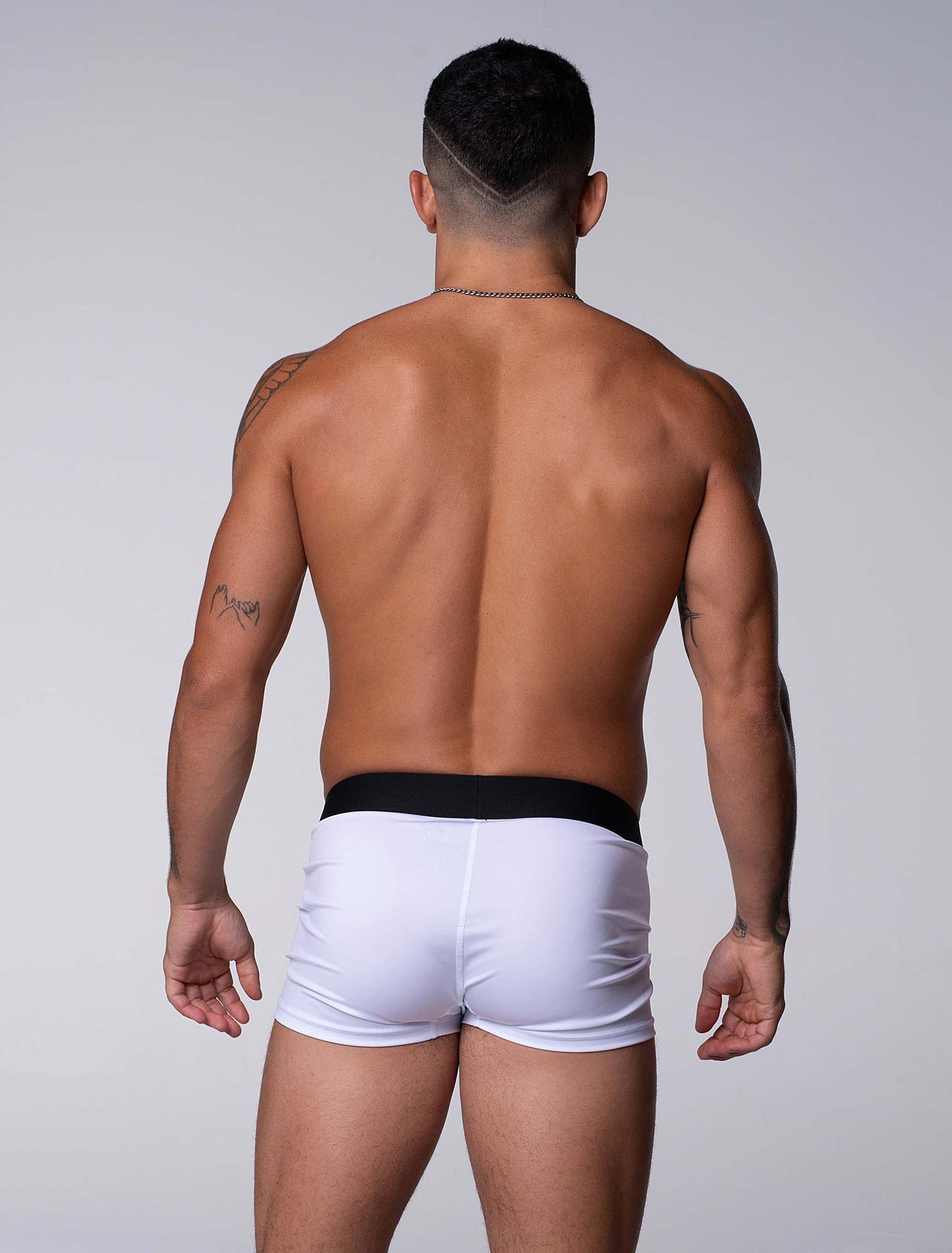 Motion Mesh Boxers - White