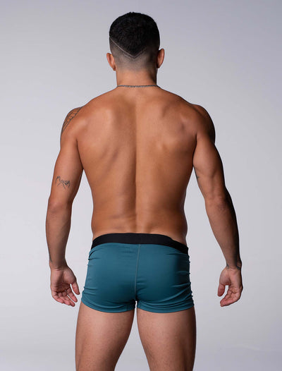 Motion Mesh Boxers - Aqua