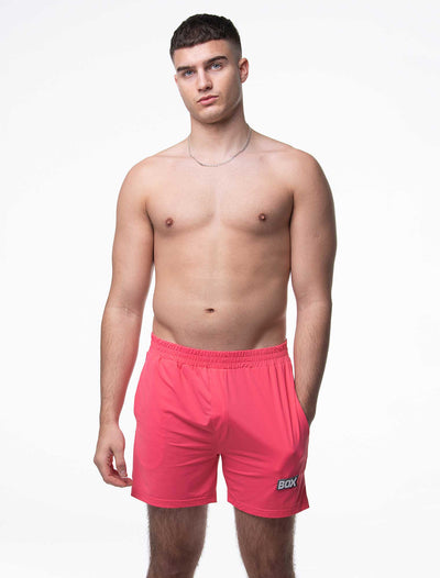 Mesh Football Shorts - Mascot Pink