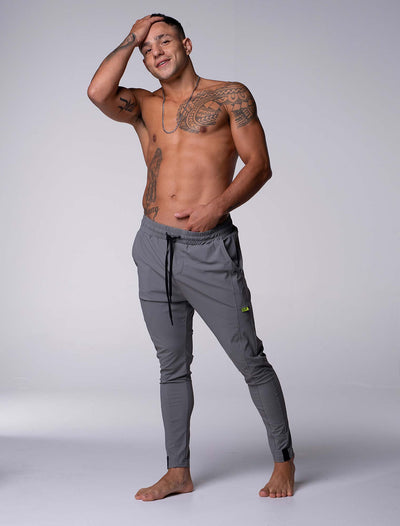 V2 Active Panelled Joggers - Slate Grey