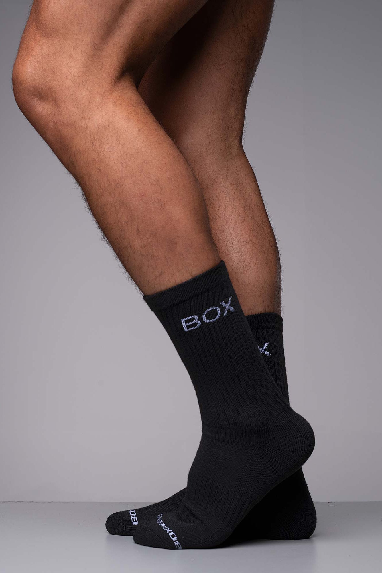 Essentials Rib Crew Socks - Black - boxmenswear - {{variant_title}}