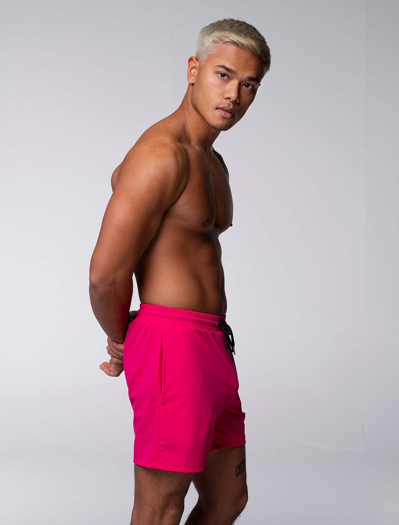 "The Fit" Sports Shorts - Fluorescent Pink