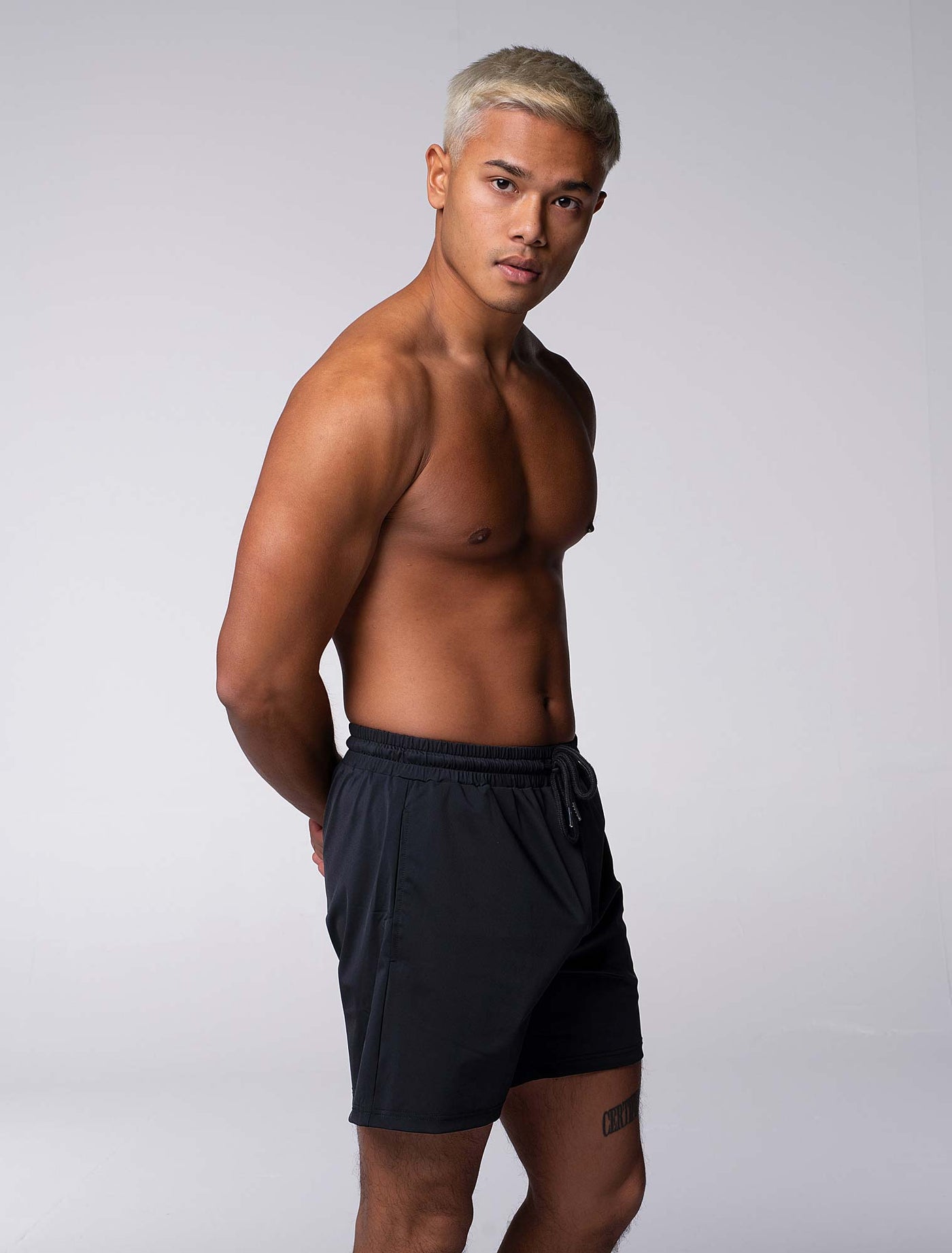 "The Fit" Sports Shorts - Jet Black