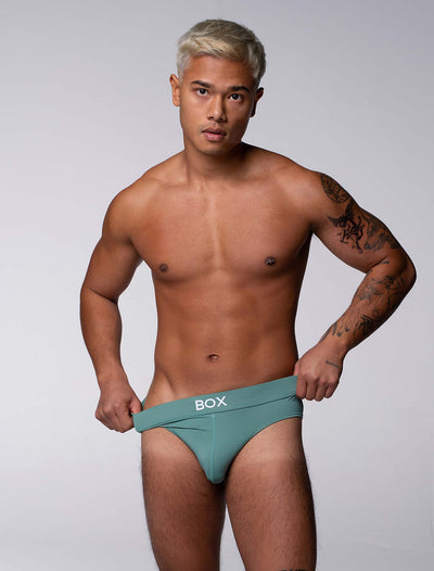 Glide Briefs - Celestial Green