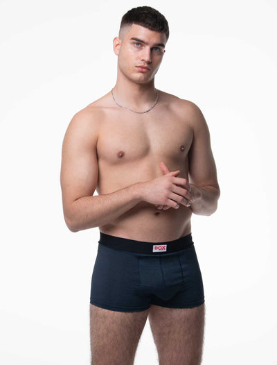 Marl Moment Boxers - Platinum Navy