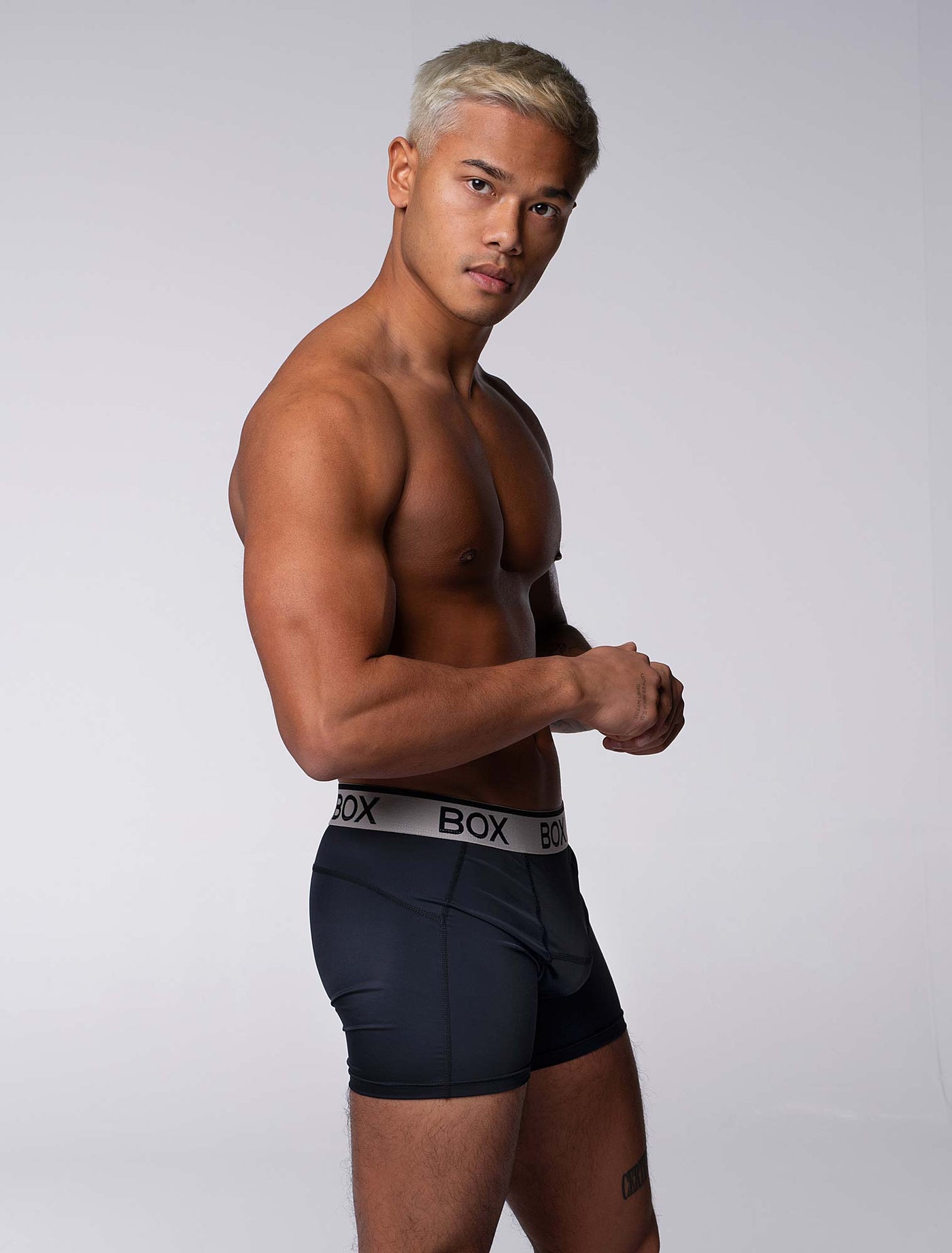 Mens Sports Boxers - Black Intensity