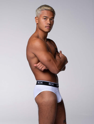 Box x Elliott: Elite Briefs - Arctic White