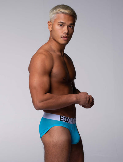 All Over Mesh Briefs - Blue Me