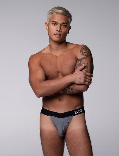 V-Shape Jockstrap - Grey Elegance