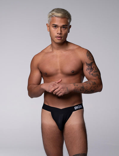 V-Shape Jockstrap - Hard Black