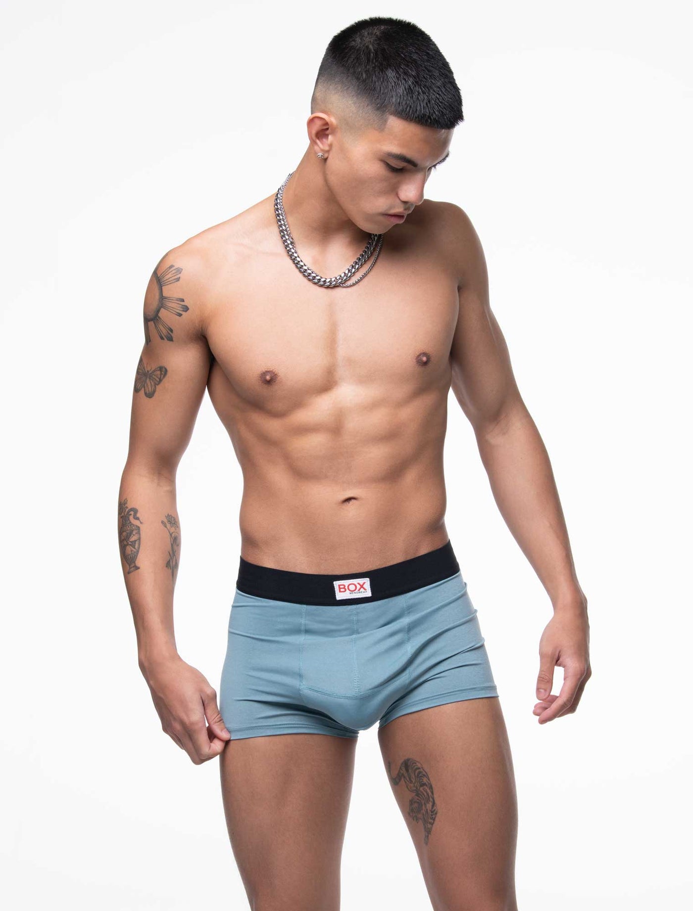 Marl Moment Boxers - Platinum Green