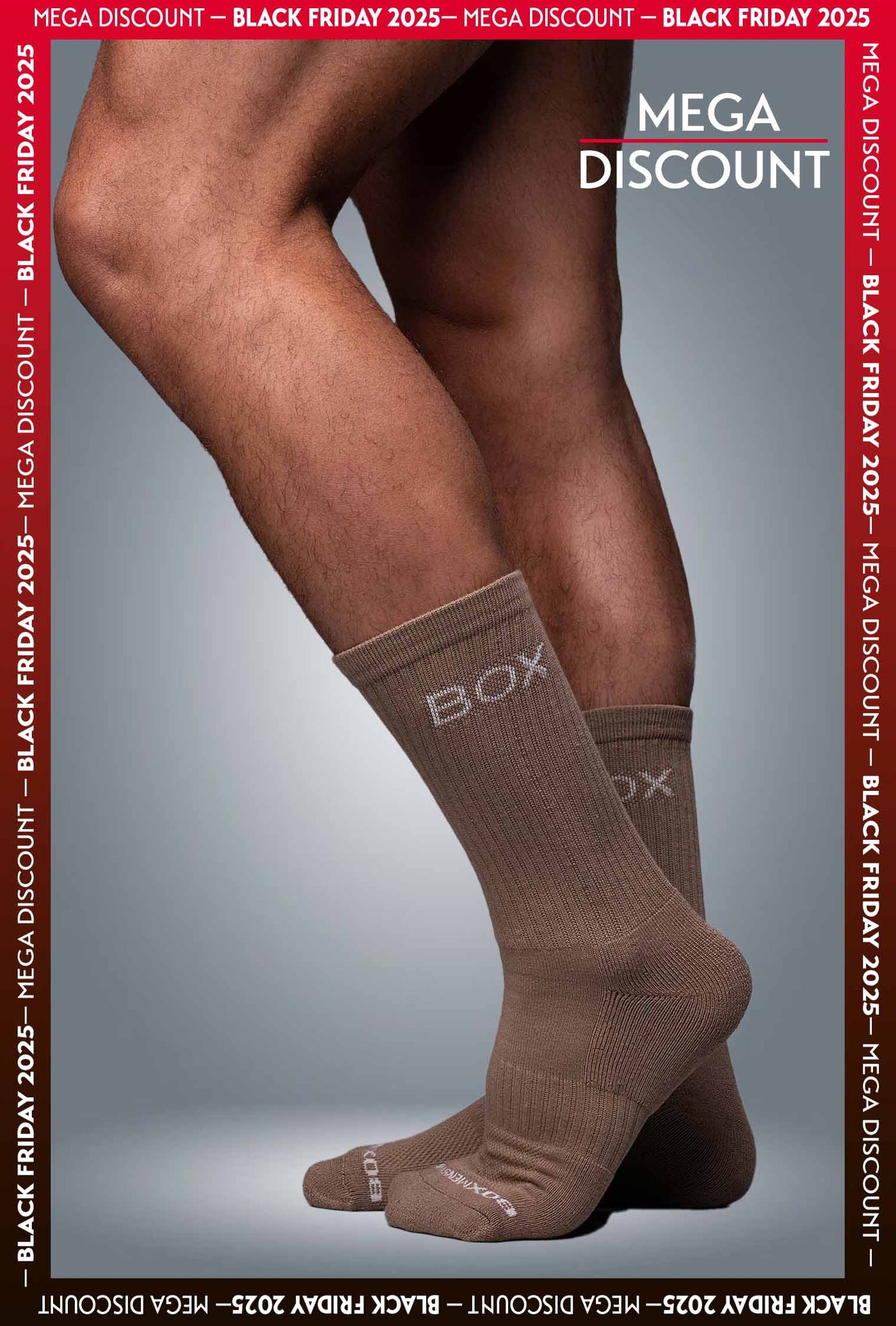 Essentials Rib Crew Socks - Taupe