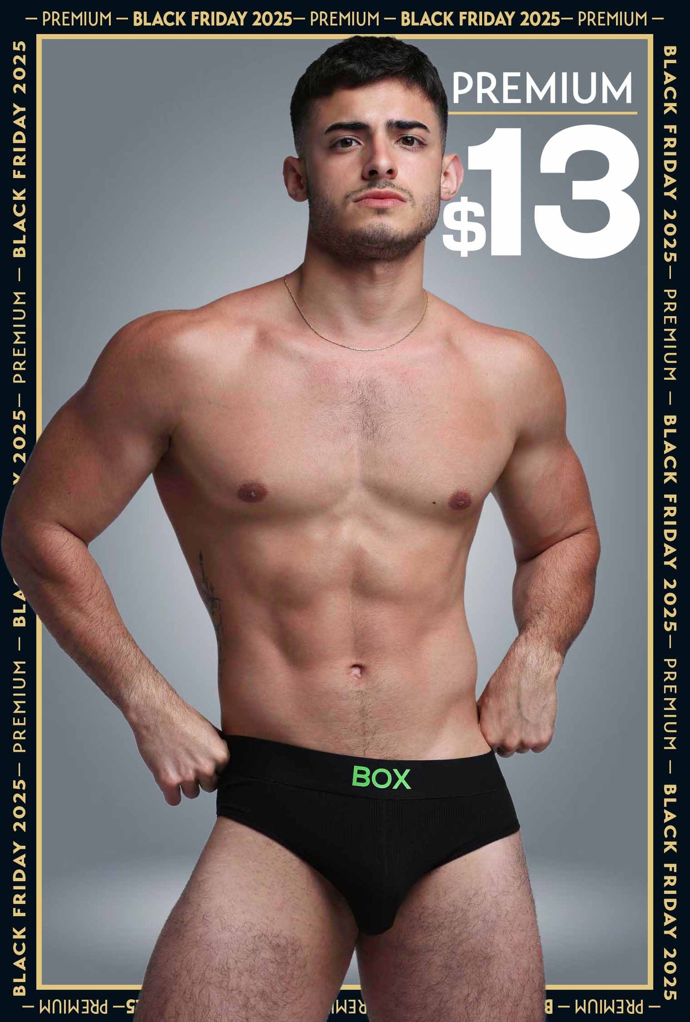 Colour Pop Briefs - Black & Green
