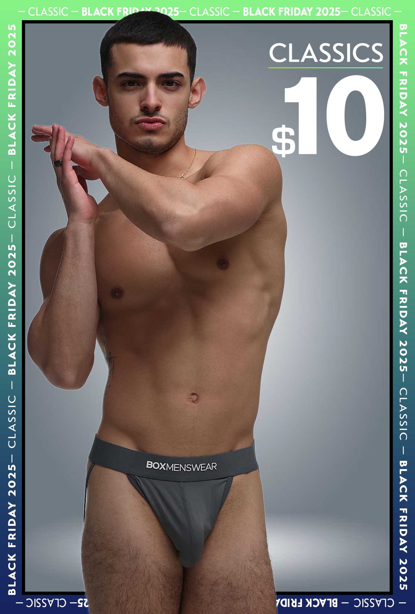 Precision Jockstrap - Colosseum Grey