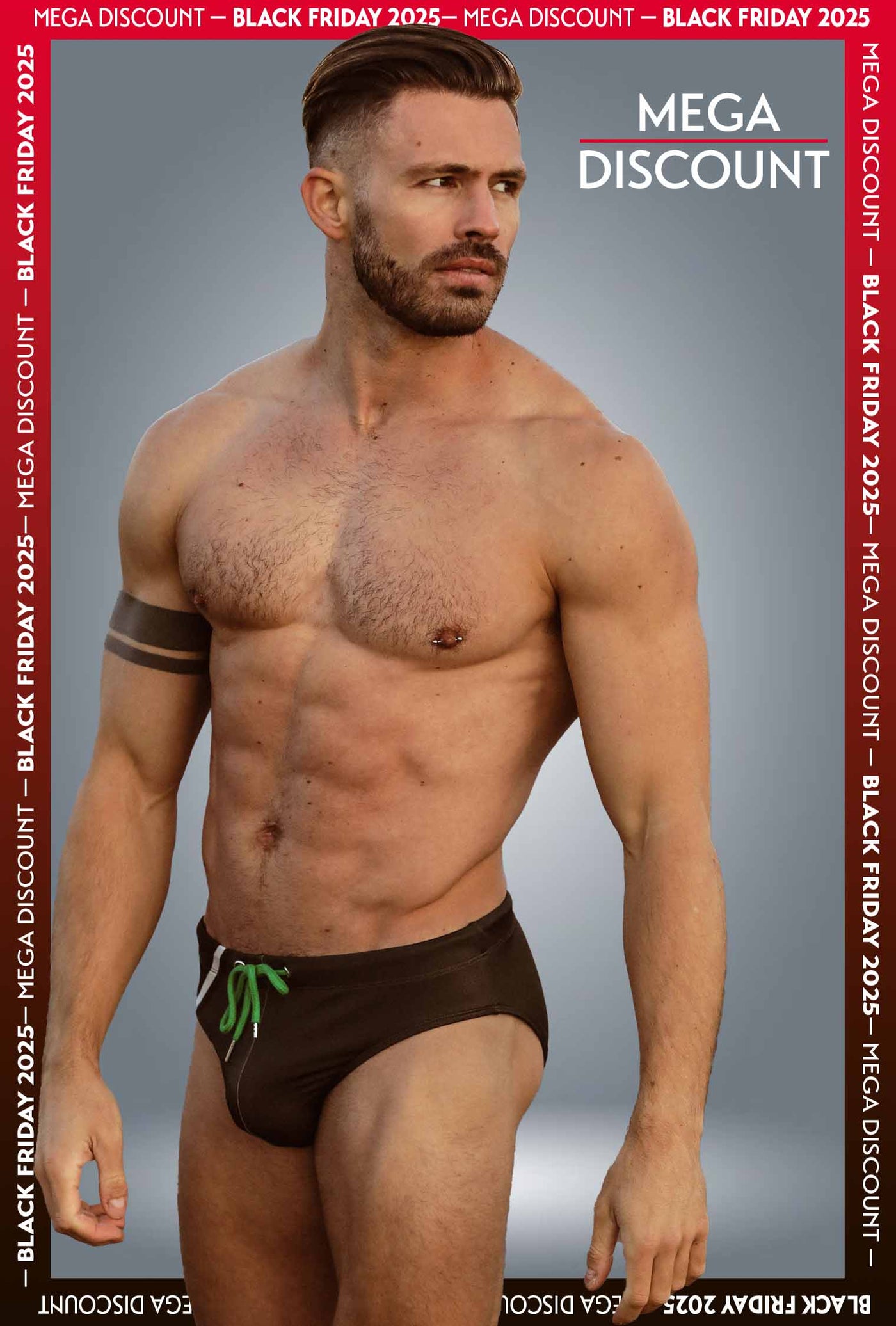 The Kute Edition: Swimming Trunks - Black Sands