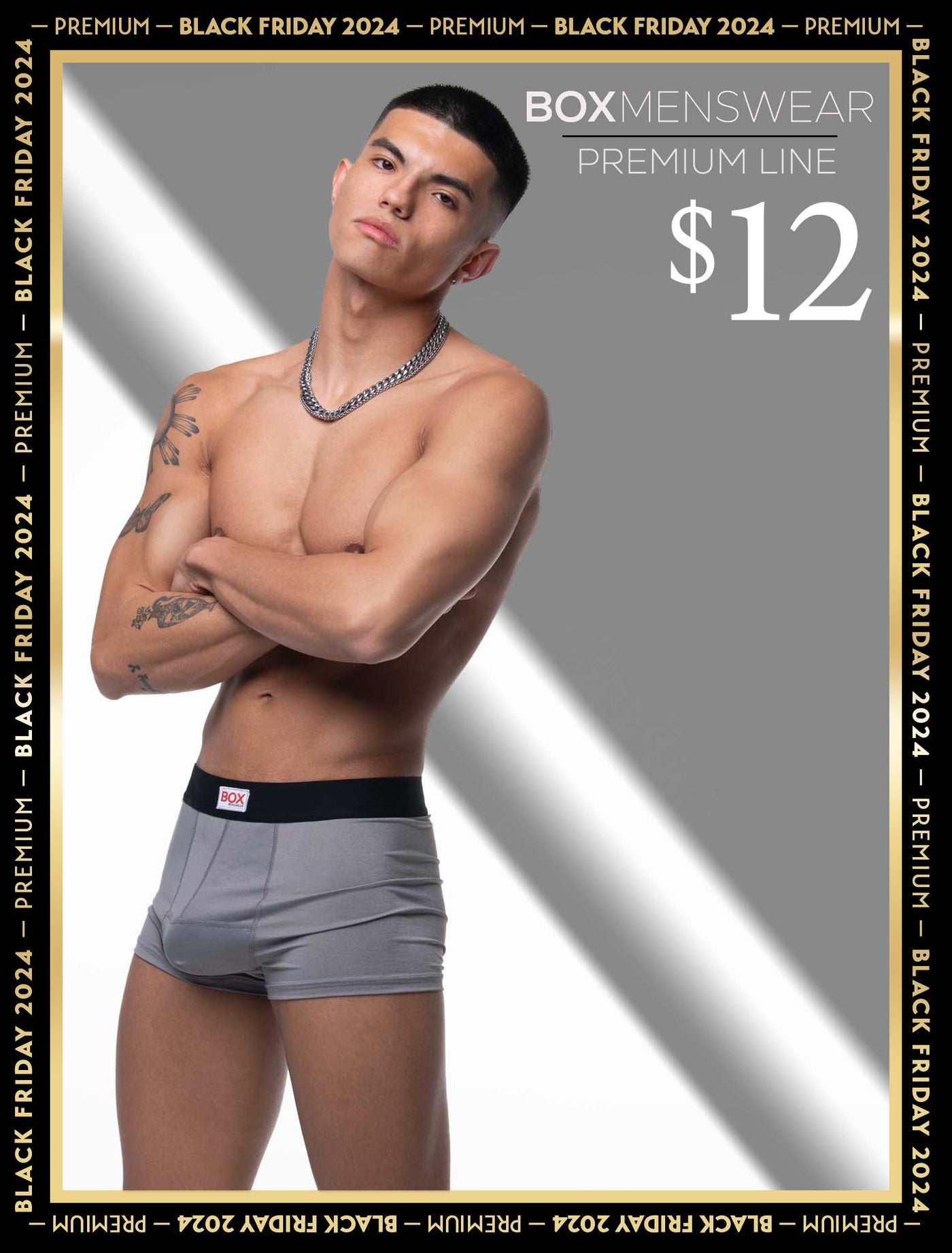 Marl Moment Boxers - Platinum Grey