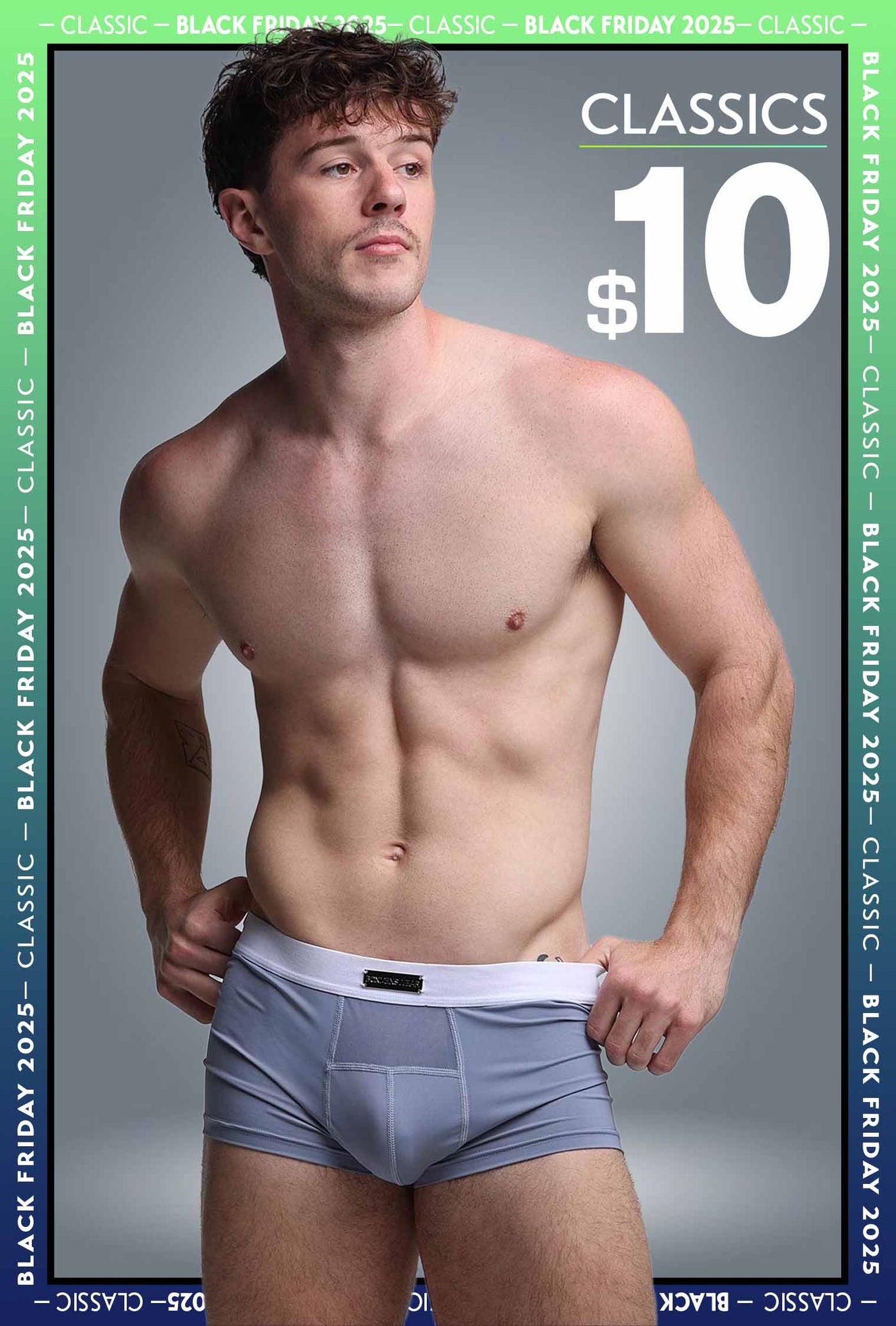 Mens Curved Mesh Boxers - Blue