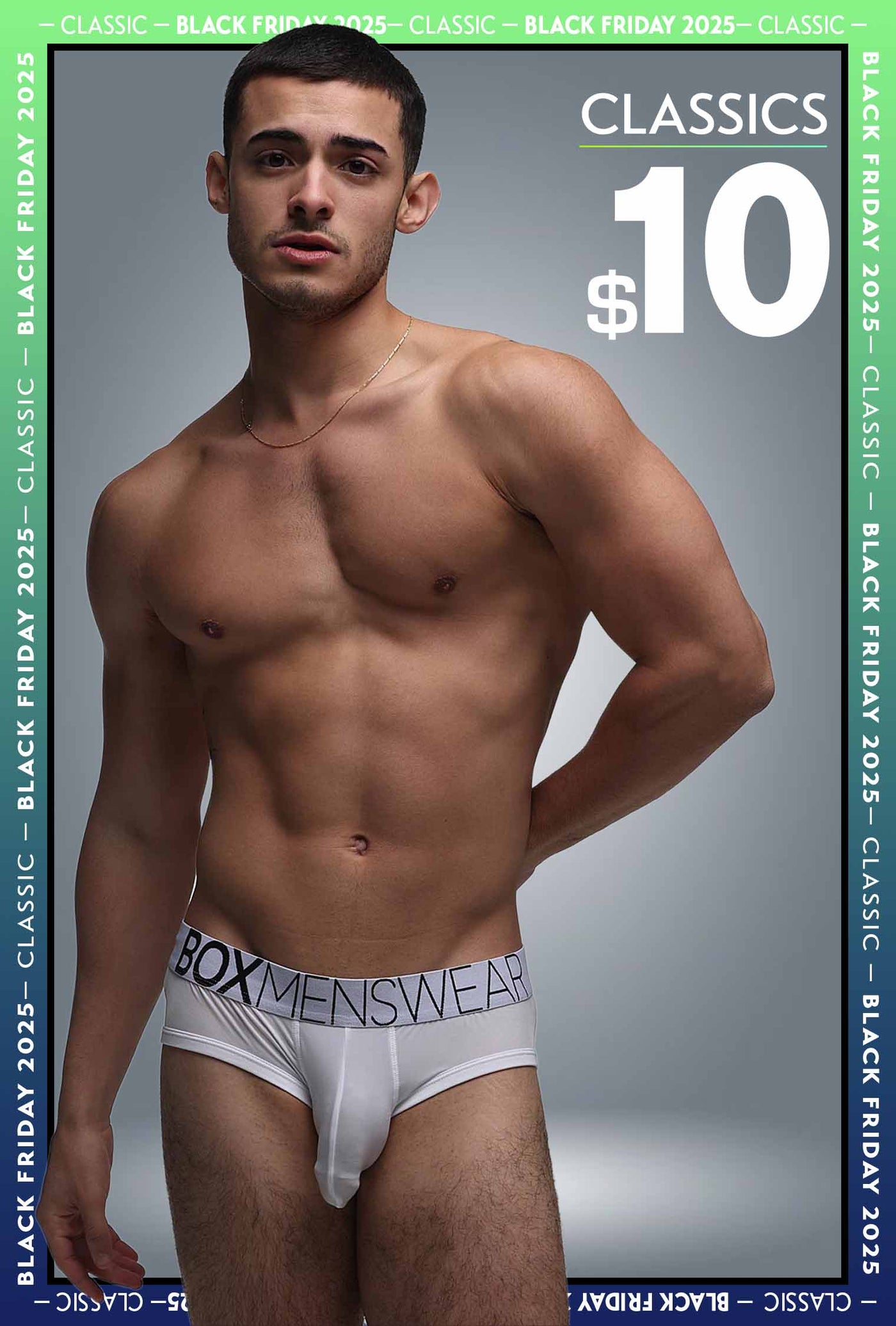 Mens Hipster Trunks : Defined Crotch - White