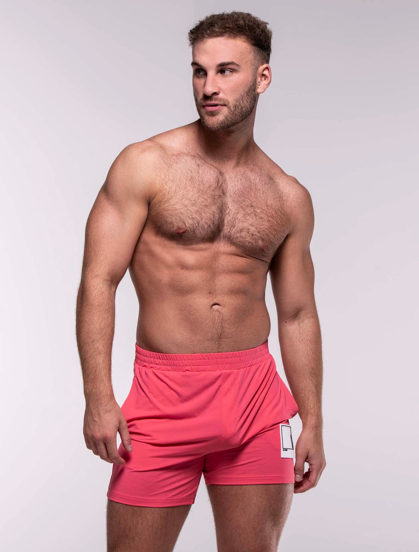 Mesh Football Shorts - Mascot Pink
