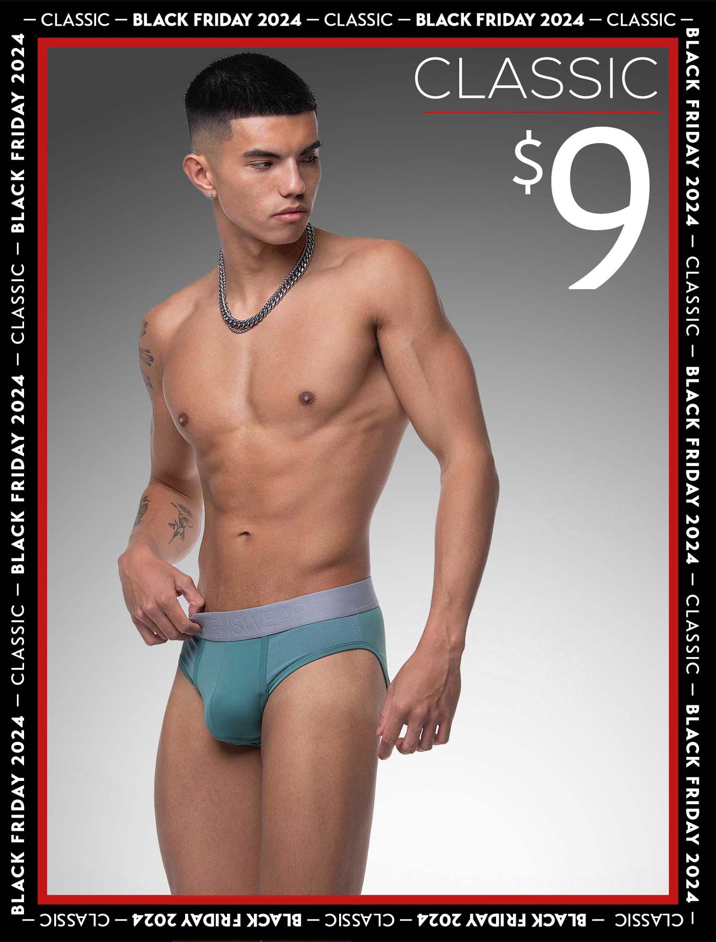 Mesh Panel Briefs - Riviera