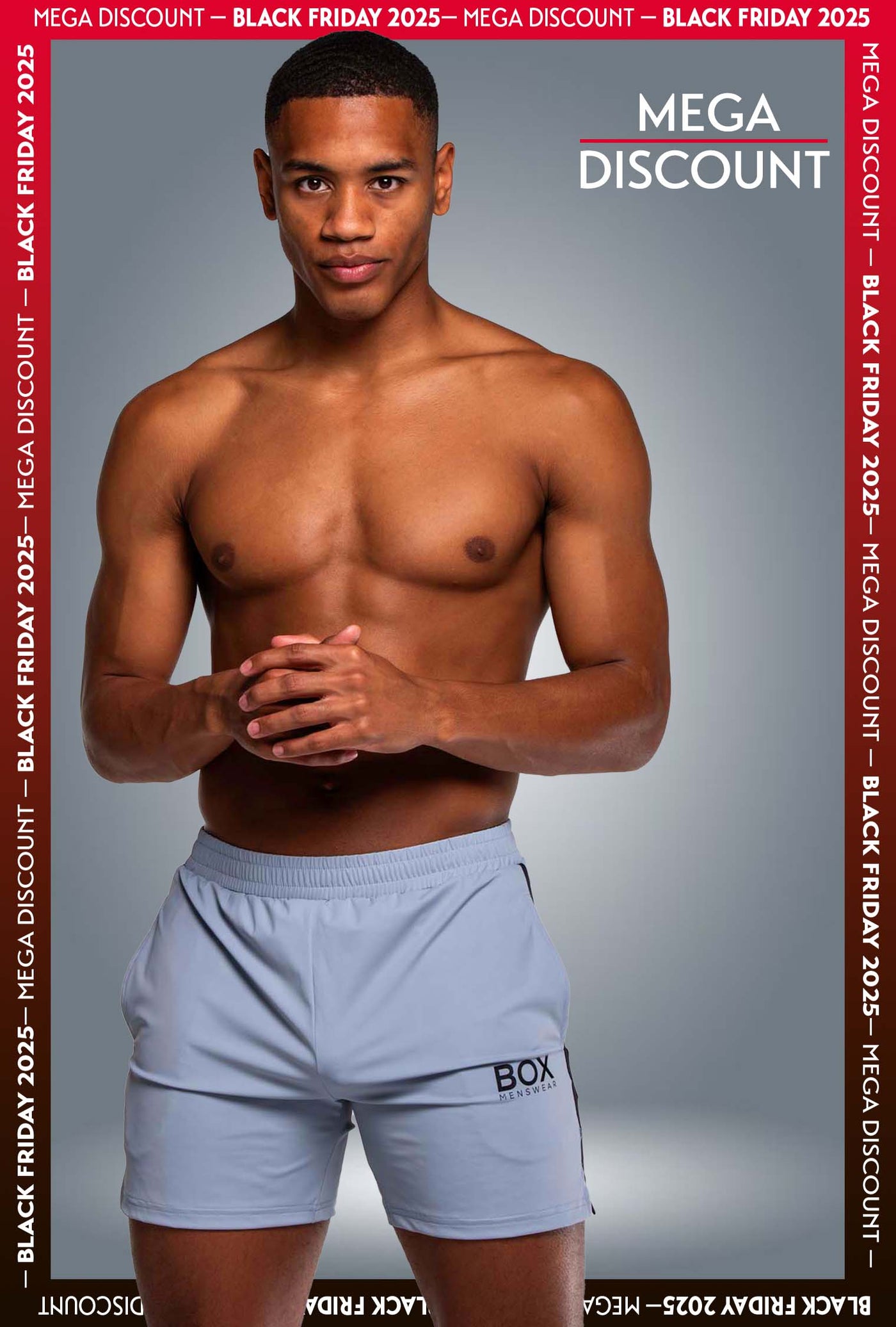 Mesh Panel Sports Shorts - Tide Blue