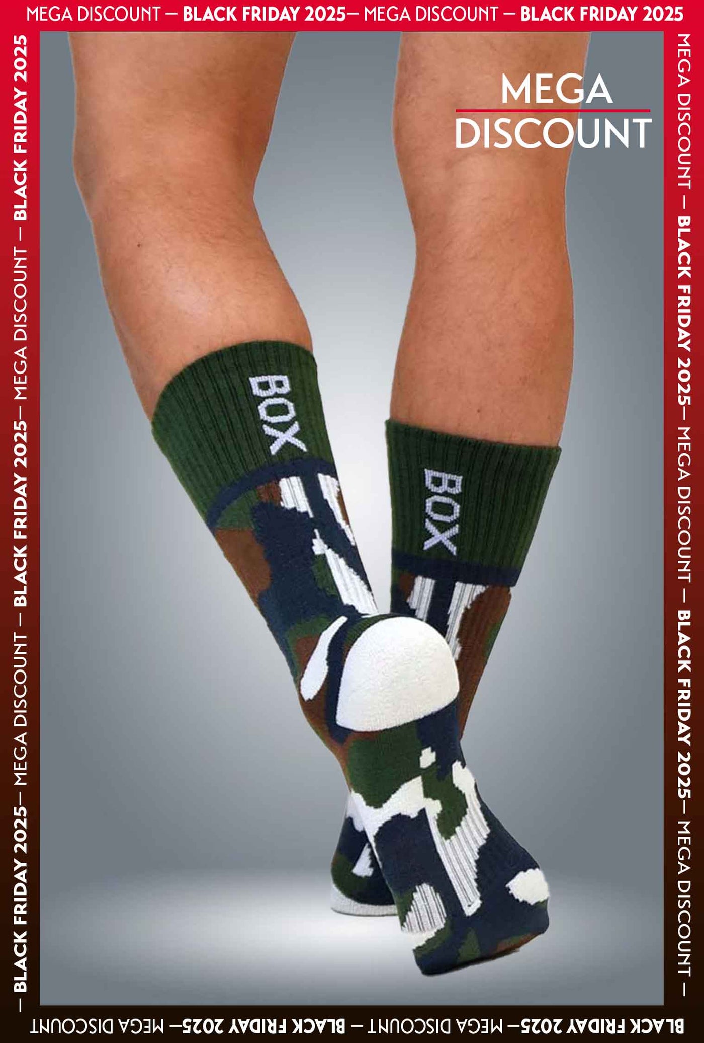 Box Sports Socks - Military Camo
