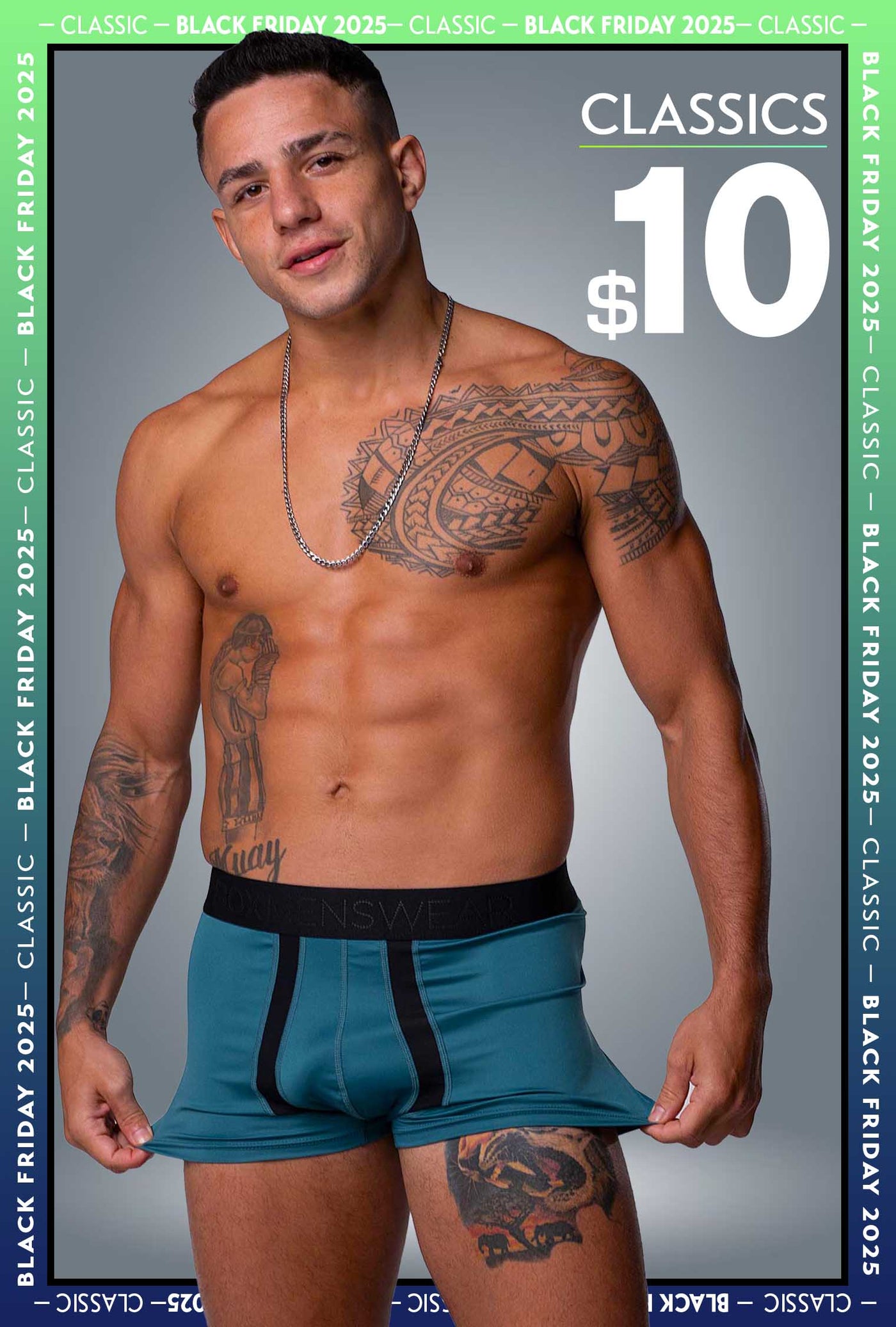 Motion Mesh Boxers - Aqua
