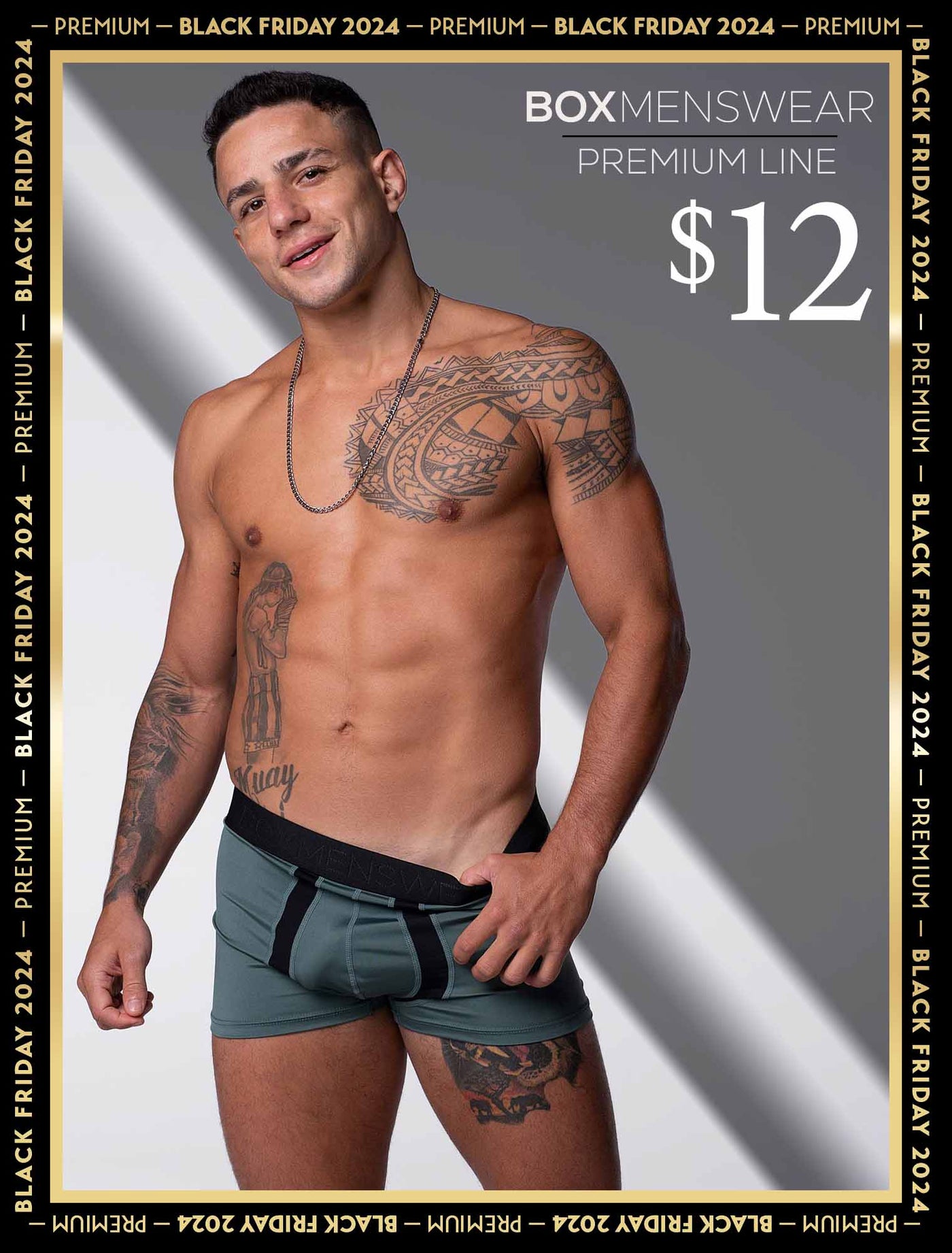 Motion Mesh Boxers - Military Green