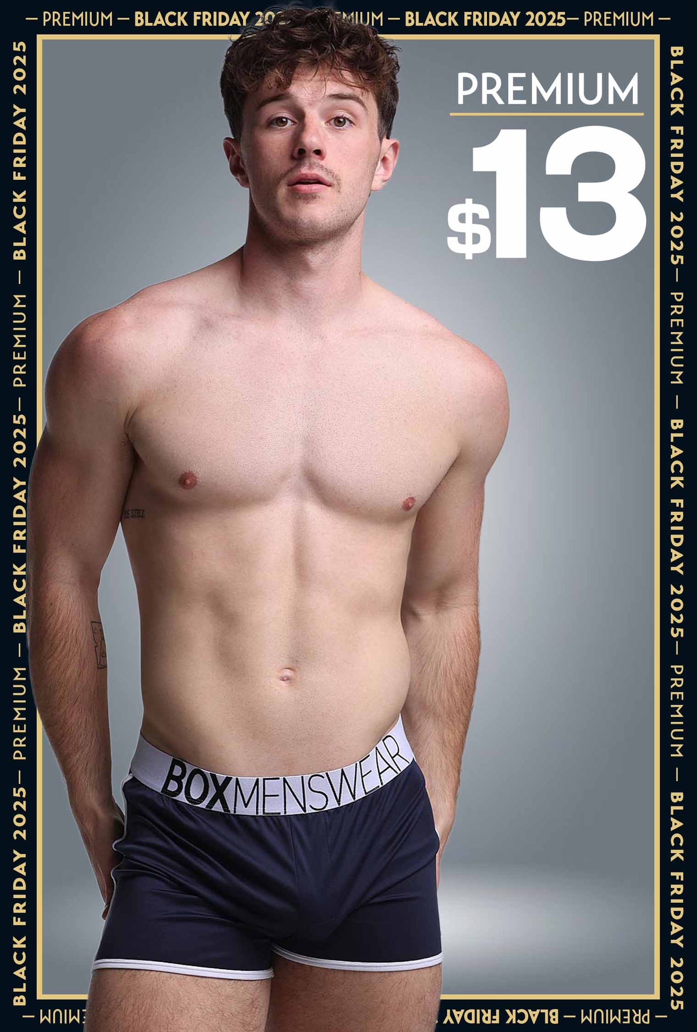 Mens Sports Loose Fit Boxers - Wall Street