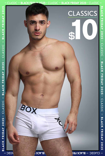 Mens White Boxers