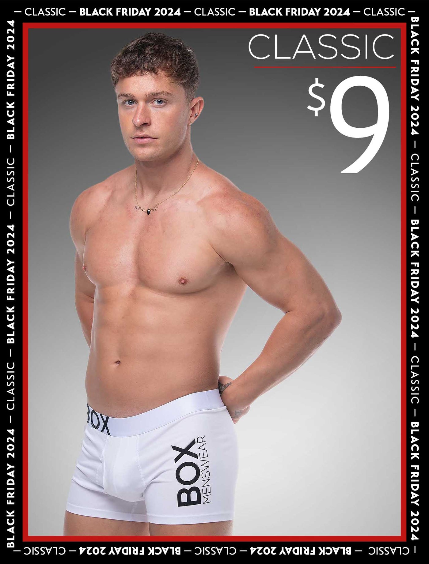 Mens White Boxers