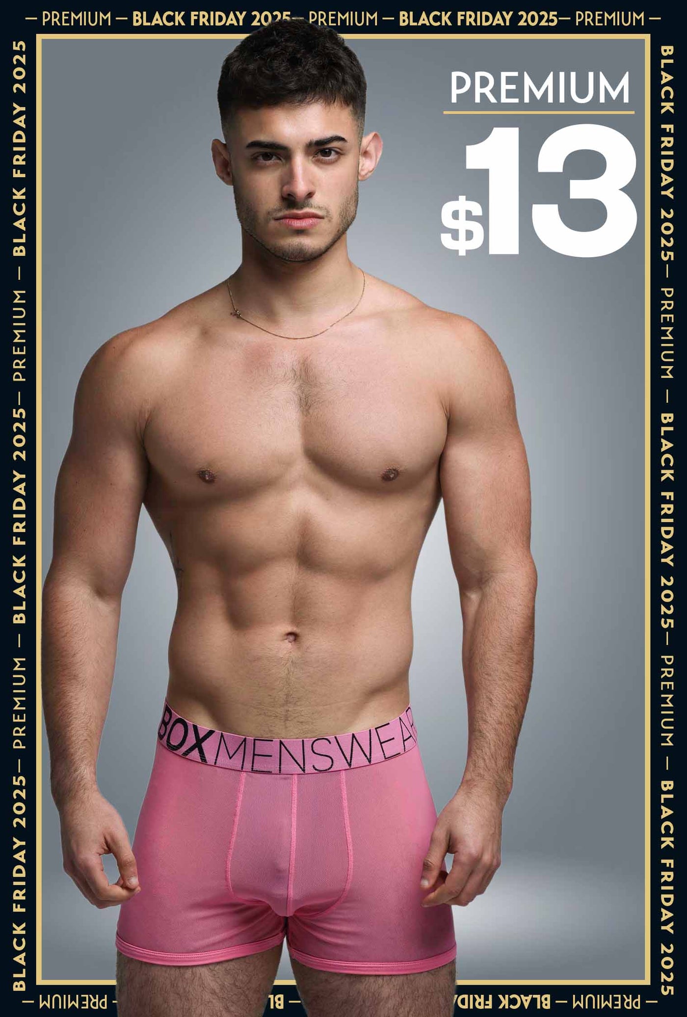 All Over Mesh Boxers - Boyfriend Pink