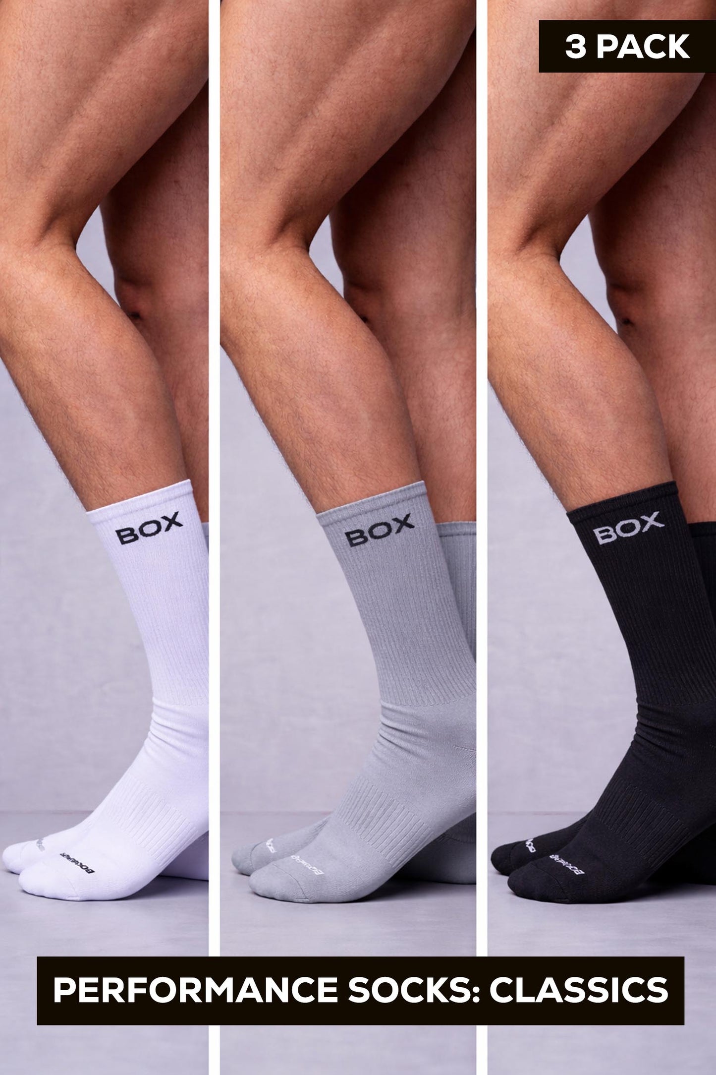 Performance Sports Socks: Classics 3 Pack - boxmenswear - {{variant_title}}