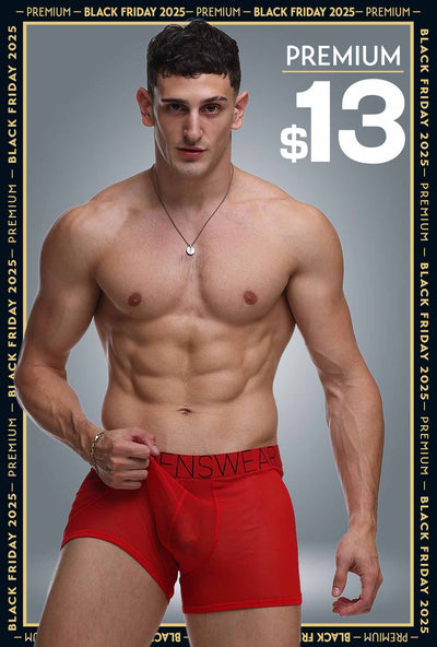 All Over Mesh Boxers - Direct Red