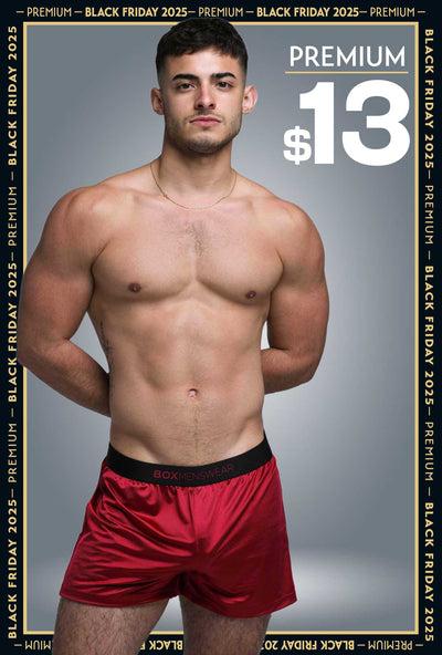 Satin Boxers - Rouge Desire