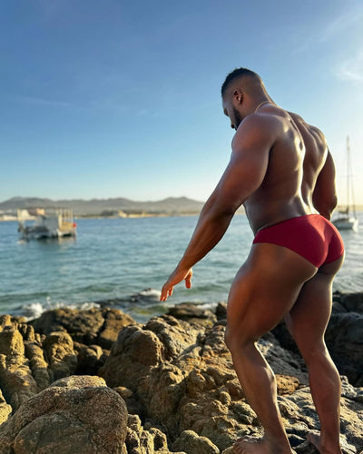 Swimming Trunks - Burgundy