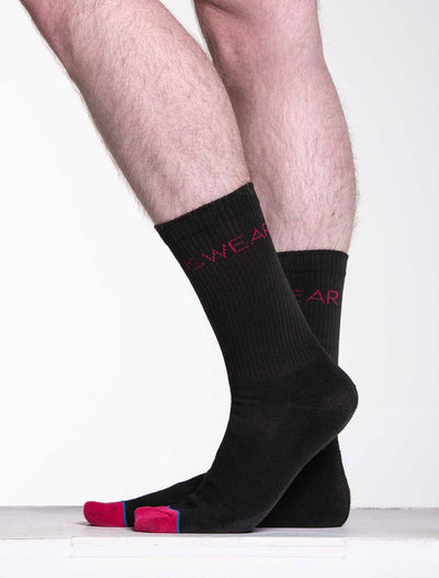 Statement Black - Lux Sports Socks