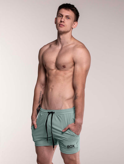 "The Fit" Sports Shorts - Deep Mint