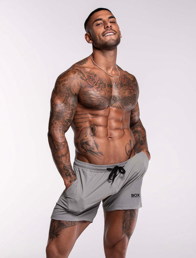 "The Fit" Sports Shorts - Premium Grey