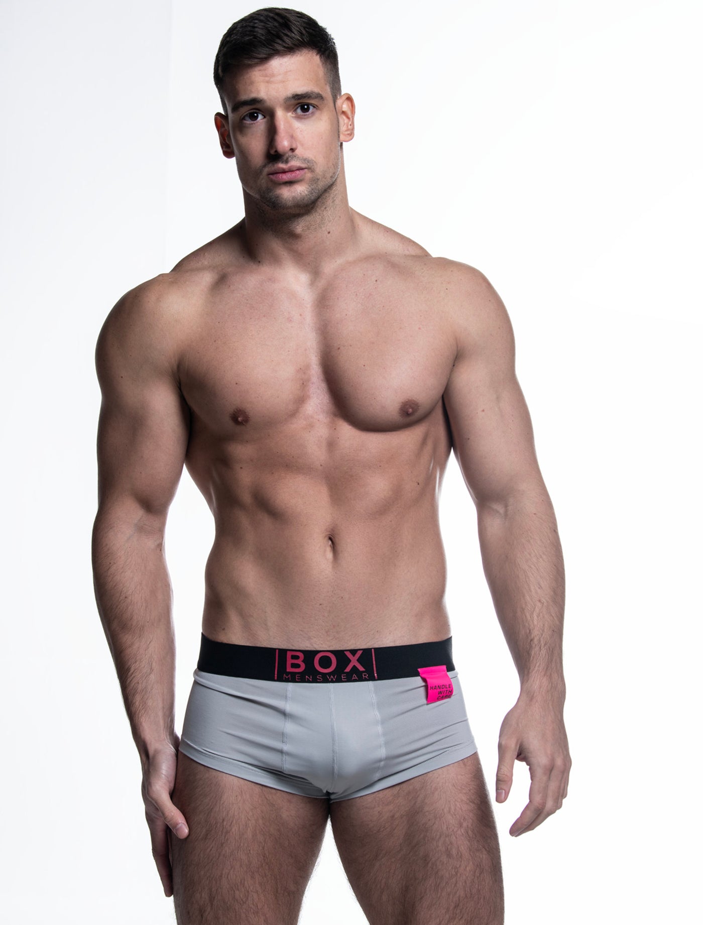 Valour Fit Trunks - Bold Pink Accent
