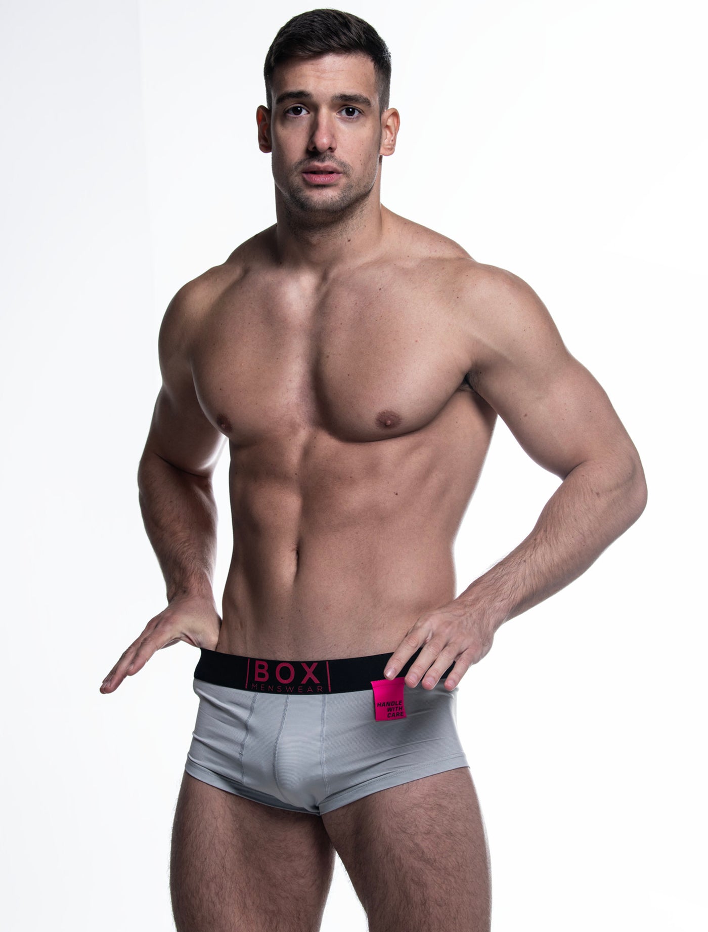Valour Fit Trunks - Bold Pink Accent