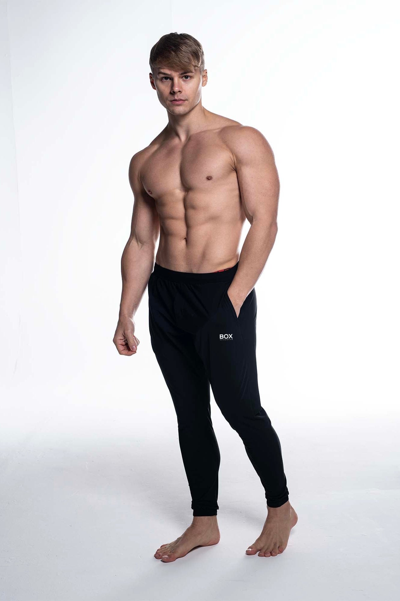 Mens X-Line Tapered Joggers - Black - boxmenswear - {{variant_title}}