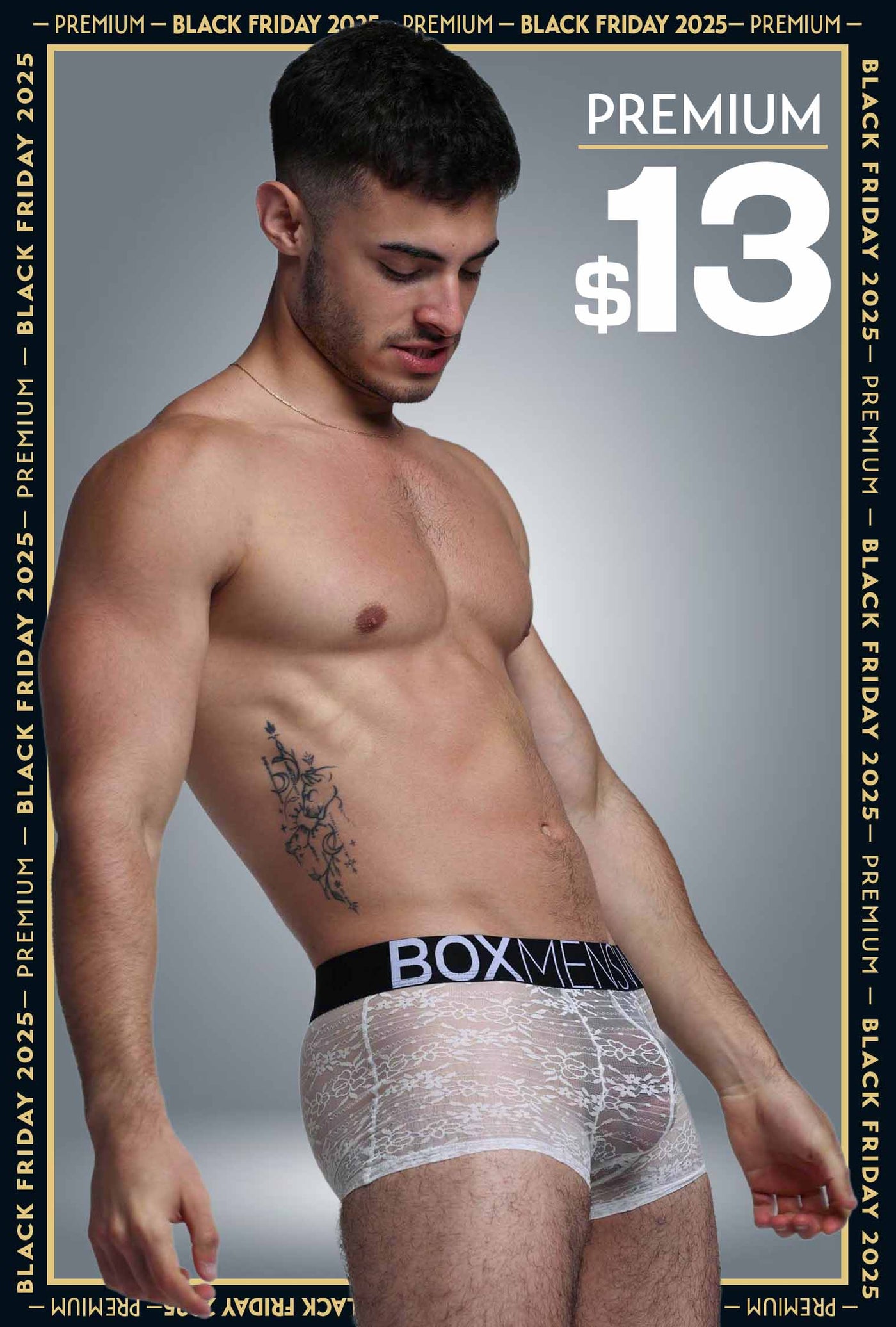 All Over Lace Boxers - White Heat