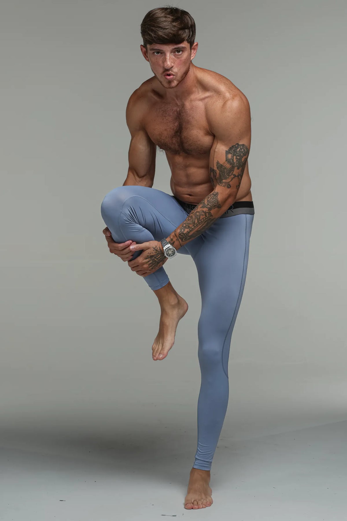 Compression Leggings 2.0 - Crystal Blue — image 2