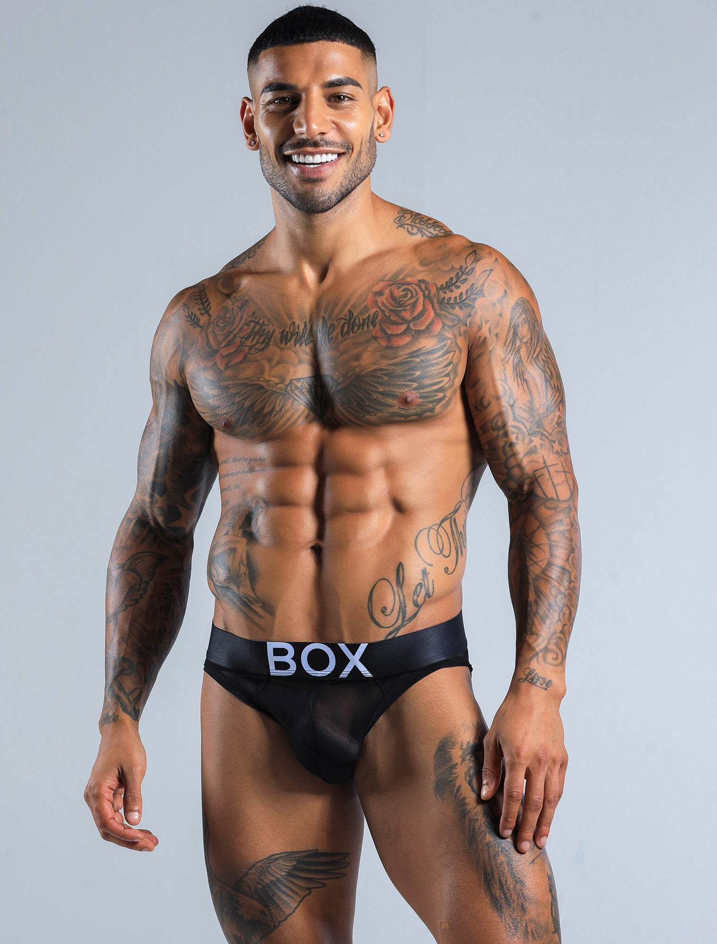 All Over Mesh Briefs - Black - boxmenswear - {{variant_title}}