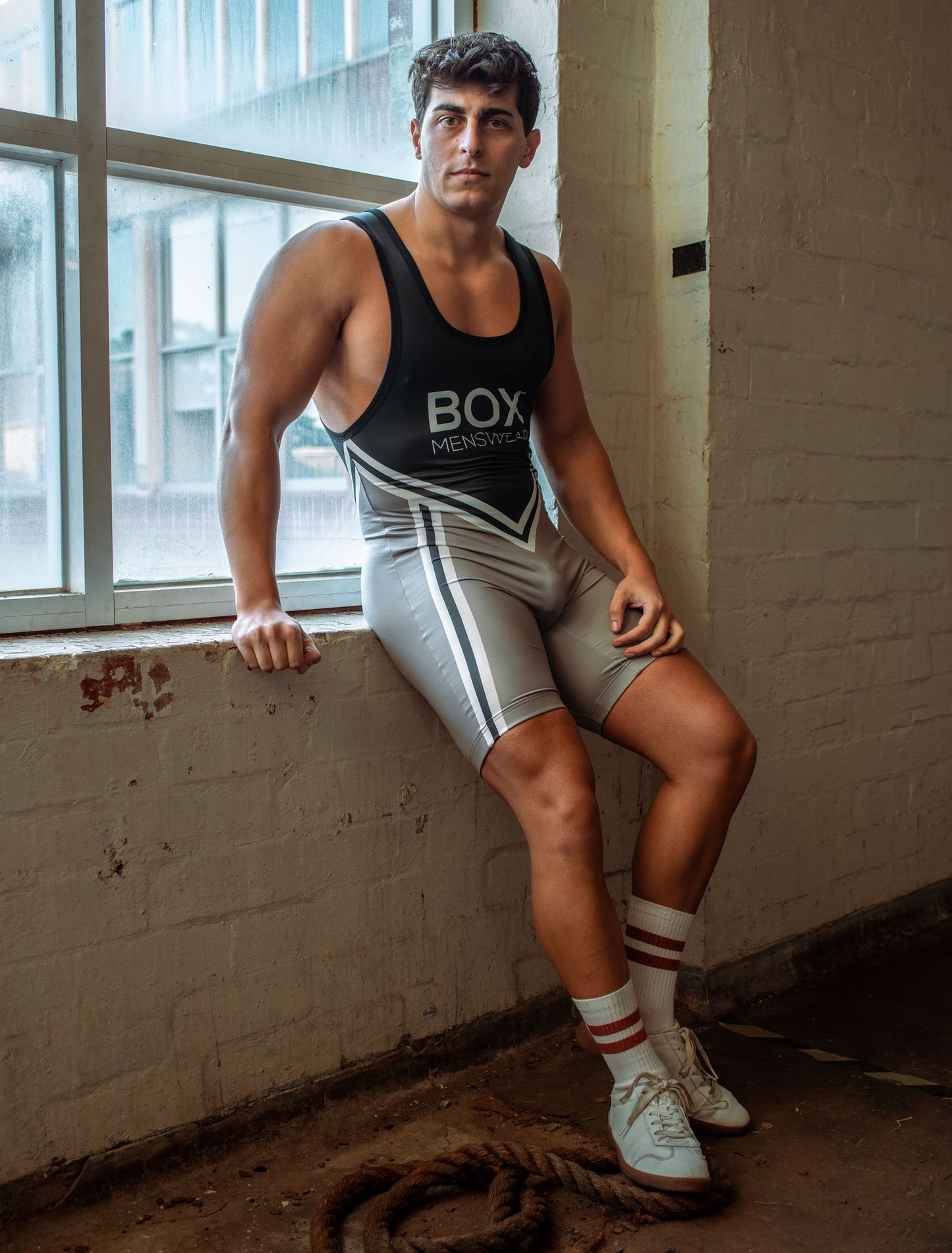 Singlet - Chevron Tones - boxmenswear - {{variant_title}}