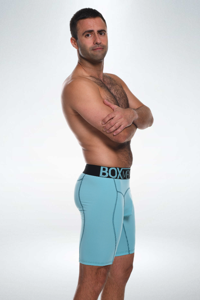 Defined Behind: Compression Shorts - Paradise Blue - boxmenswear - {{variant_title}}