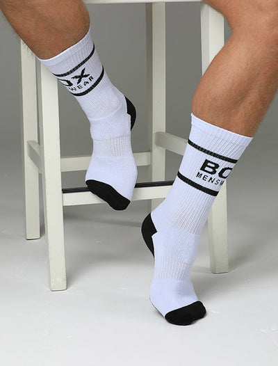 Bright White Lux Sports Socks