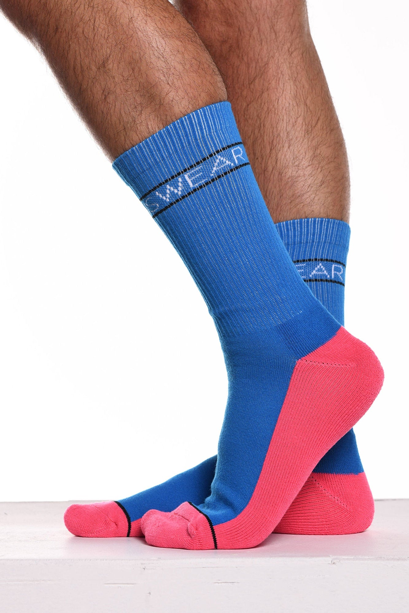 Paradise Peach & Blue - Lux Sports Socks - boxmenswear - {{variant_title}}